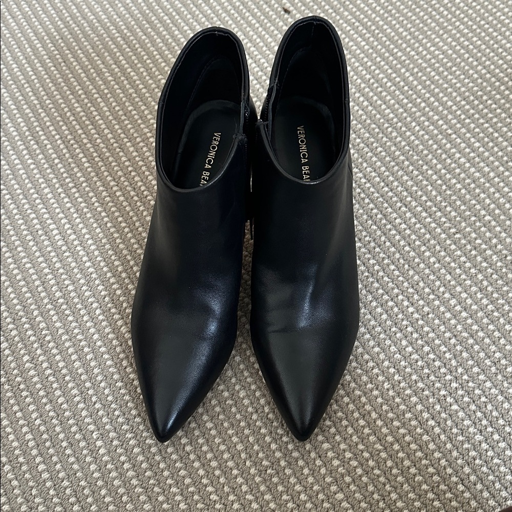 Veronica Beard Classic Black Ankle Booties